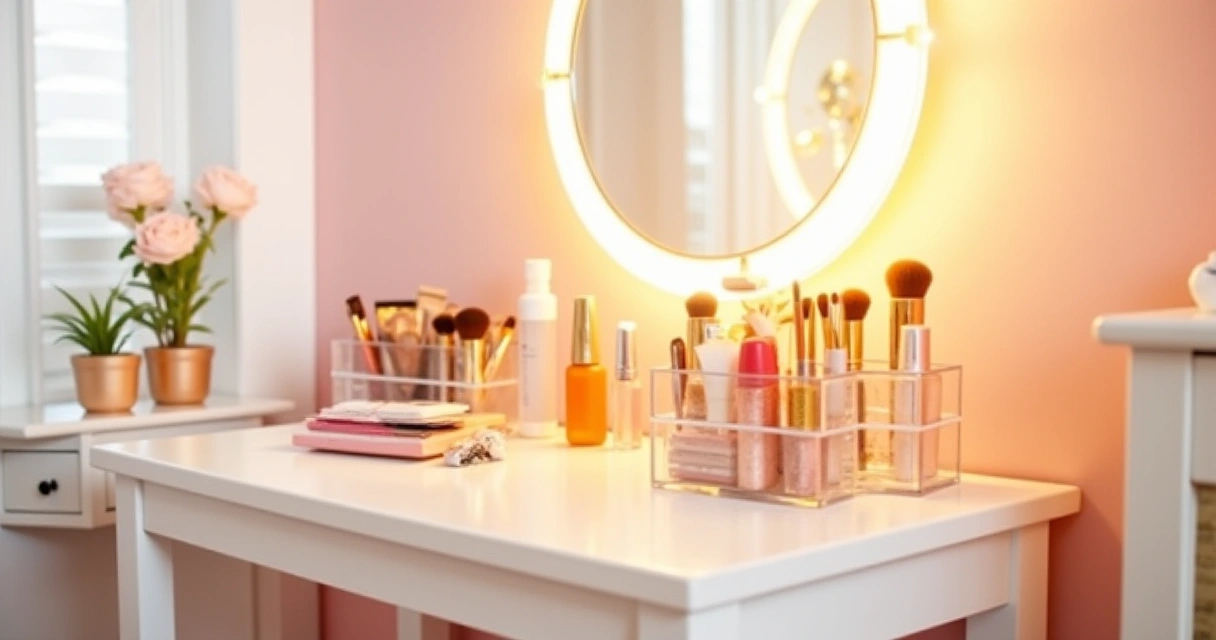 Best Acrylic Makeup Organizers for Spring Break Travel Beauty Essentials