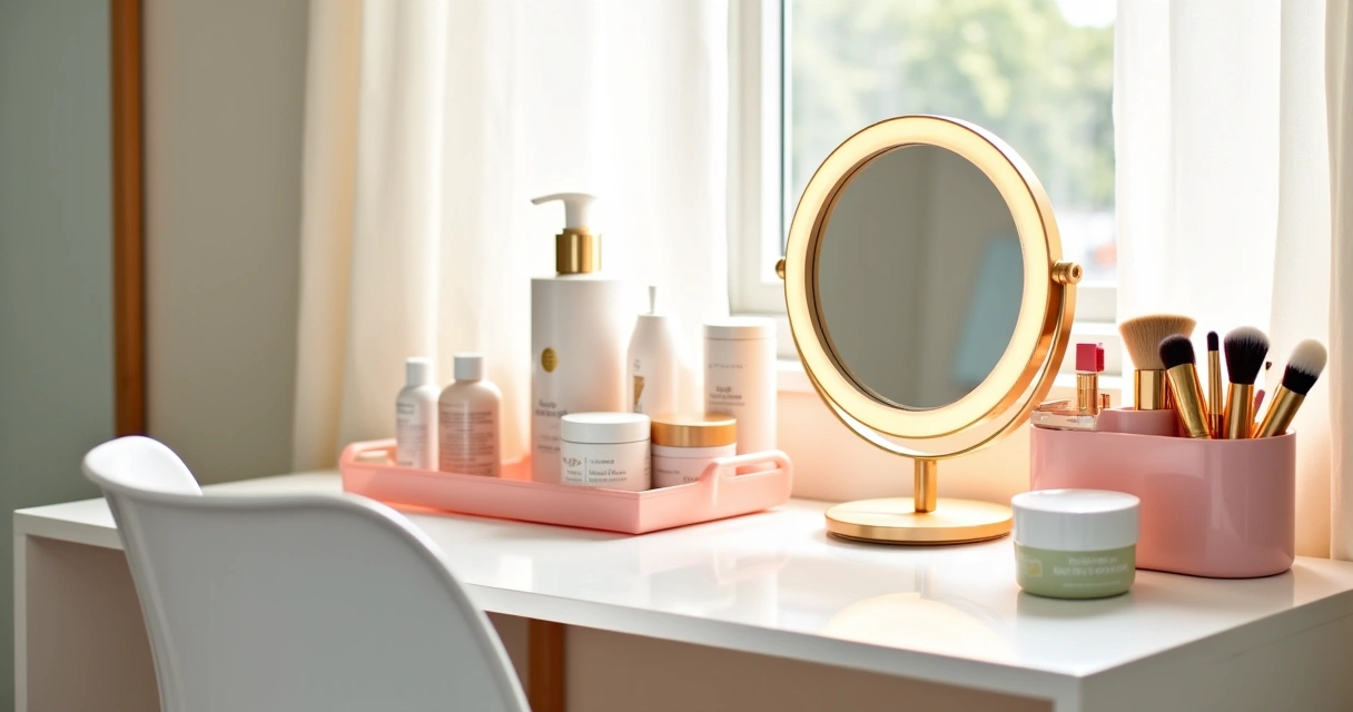 best lighted makeup mirrors for summer skincare routines in small teen bedrooms on a budget