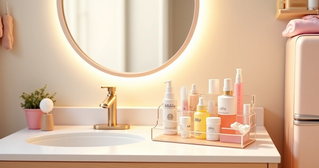 Best Skincare Shelf Organizers For Bathrooms
