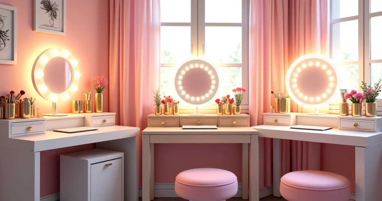 Best Teen Vanity Desk: Top Picks with LED Mirrors & Storage