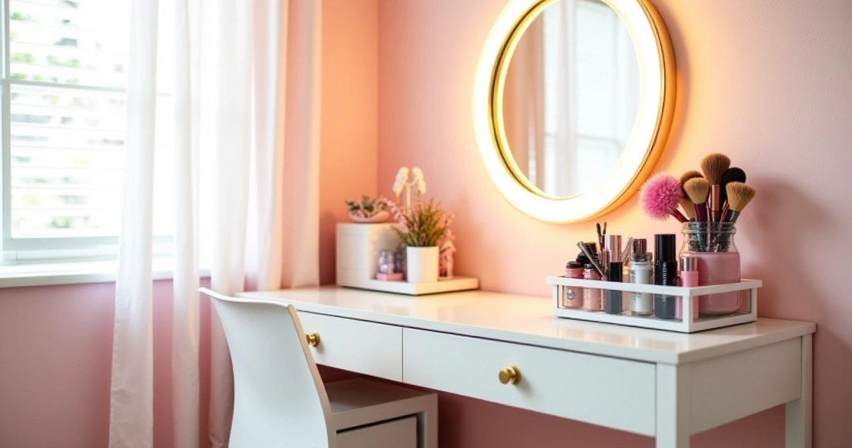 How To Set Up A Teen Bedroom Vanity